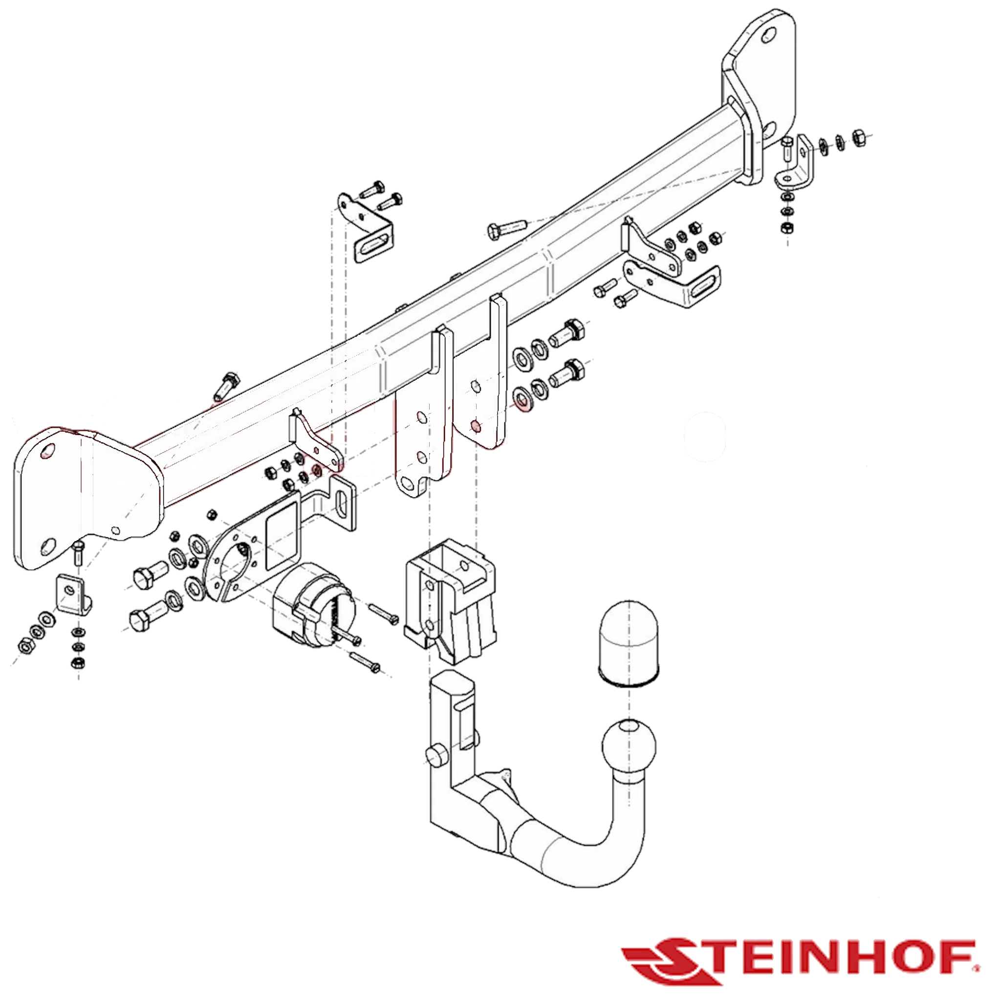 BMW 5 Series F10 Sedan 05/2010 - 01/2016 (Inc M Sport package) (Not M model) - Towbar Kit - Image 3